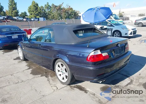 2002 BMW 325Ci from USA, damaged, VIN WBABS33482PG86737